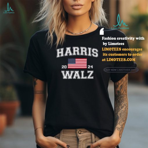 President Harris Walz 2024 American Flag shirt
