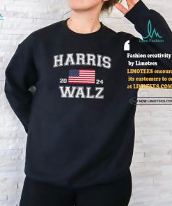 President Harris Walz 2024 American Flag shirt