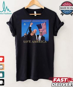 President Trump Save America 2024 T shirt