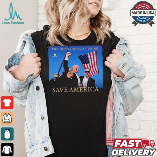 President Trump Save America 2024 T shirt