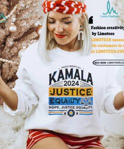 Presidential Kamala 2024 hope justice equality shirt
