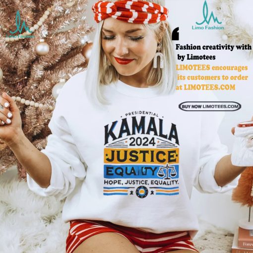 Presidential Kamala 2024 hope justice equality shirt
