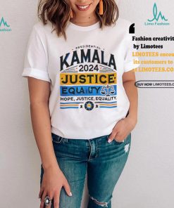 Presidential Kamala 2024 hope justice equality shirt