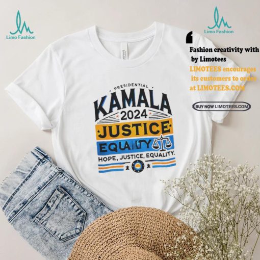 Presidential Kamala 2024 hope justice equality shirt