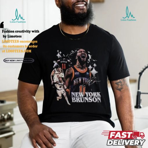 PrintNest Jalen Brunson 2024 Signature T Shirt