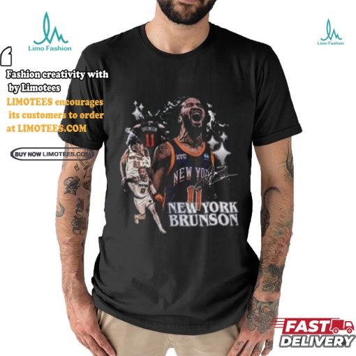 PrintNest Jalen Brunson 2024 Signature T Shirt