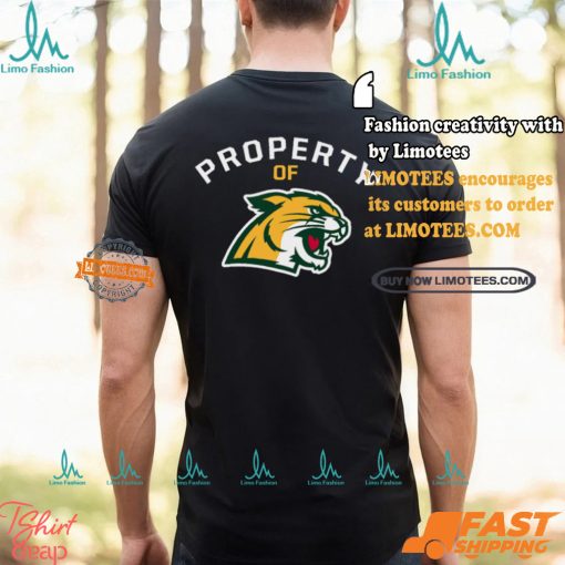 Property Of Northern Michigan Wildcats Logo Shirt