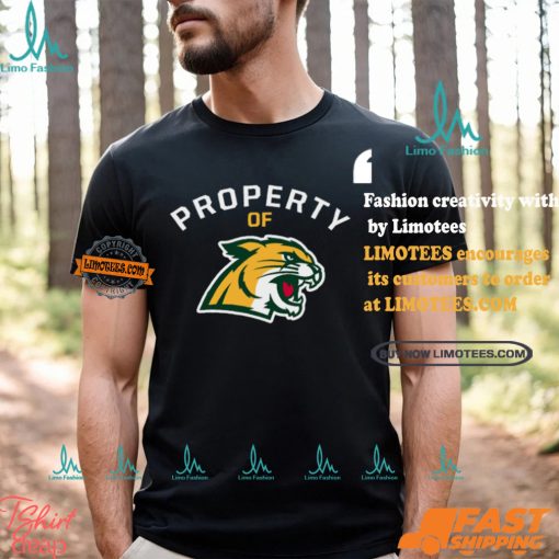 Property Of Northern Michigan Wildcats Logo Shirt