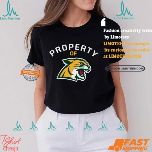 Property Of Northern Michigan Wildcats Logo Shirt