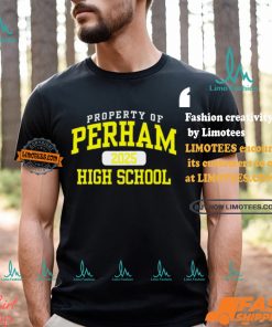 Property Of Perham Yellow Jackets 2025 High School Shirt