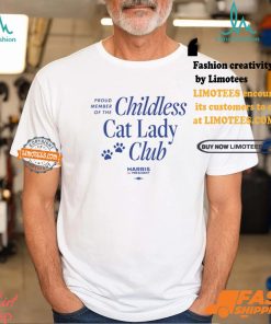 Proud Member Of The Childless Cat Lady Club Shirt