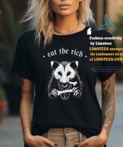 Punk With A Camera Merch Eat The Rich Possum Anti Fascist Shirt