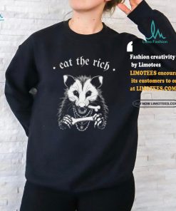 Punk With A Camera Merch Eat The Rich Possum Anti Fascist Shirt