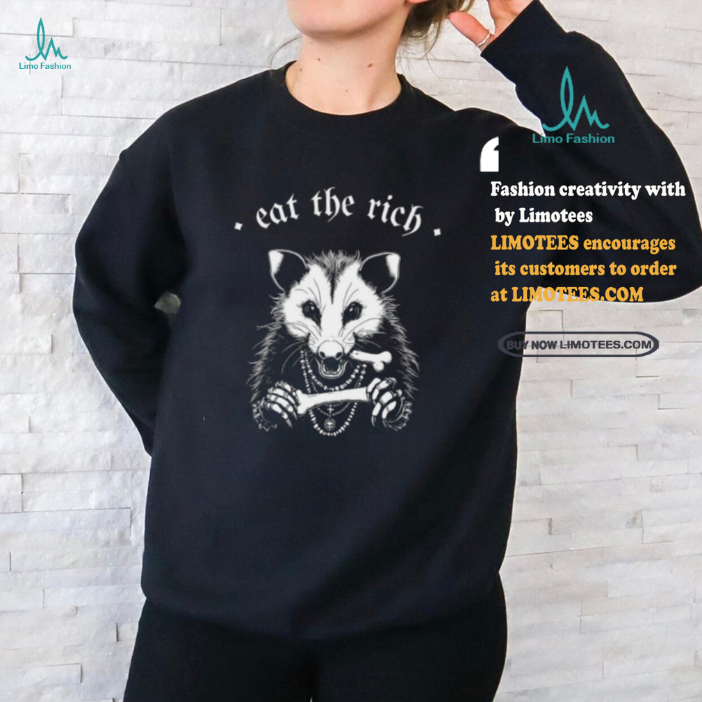 Punk With A Camera Merch Eat The Rich Possum Anti Fascist Shirt Punk With A Camera Merch Eat The Rich Possum Anti Fascist Shirt