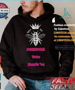 Queen Bee Supports Kamala Harris 2024 Freedom T shirt