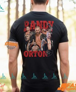 Randy Orton Six Pose Red Logo T shirt