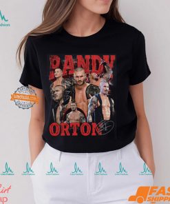 Randy Orton Six Pose Red Logo T shirt