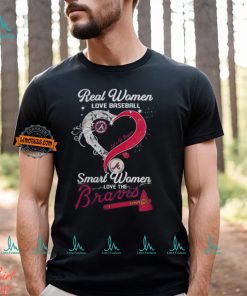 Real Women Love Baseball Smart Women Love The Atlanta Braves Let’s Go Braves 2024 Shirt