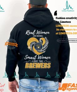 Real Women Love Baseball Smart Women Love The Brewers Shirt