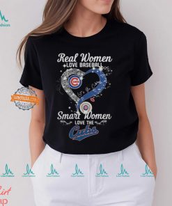 Real Women Love Baseball Smart Women Love The Chicago Cubs Let’s Go Cubs 2024 Shirts