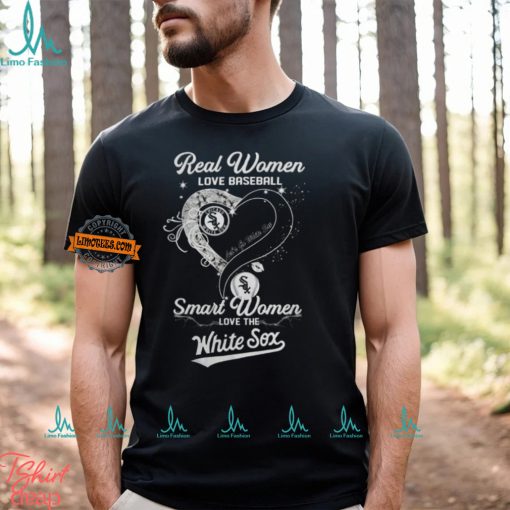Real Women Love Baseball Smart Women Love The Chicago White Sox Let’s Go Sox 2024 Shirts