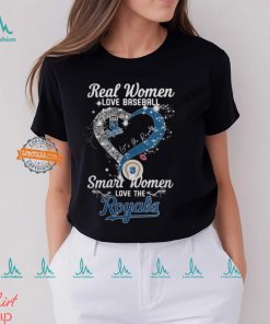 Real Women Love Baseball Smart Women Love The Kansas City Royals Let’s Go Royals 2024 Shirt