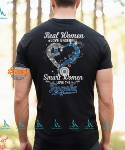 Real Women Love Baseball Smart Women Love The Kansas City Royals Let’s Go Royals 2024 Shirt