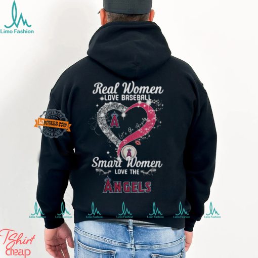 Real Women Love Baseball Smart Women Love The Los Angeles Angels Let’s Go Angels 2024 Shirts