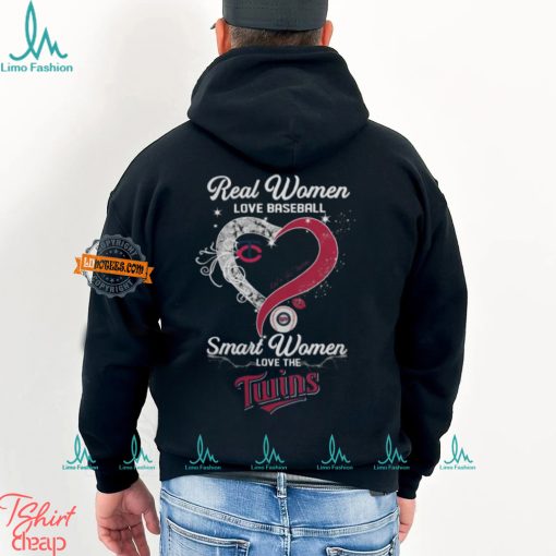 Real Women Love Baseball Smart Women Love The Minnesota Twins Let’s Go Twins 2024 Shirts