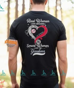 Real Women Love Baseball Smart Women Love The New York Yankees Let’s Go Yankees 2024 Shirt