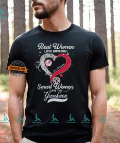Real Women Love Baseball Smart Women Love The New York Yankees Let’s Go Yankees 2024 Shirt