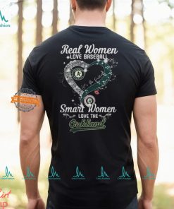 Real Women Love Baseball Smart Women Love The Oakland Athletics Let’s Go Oakland 2024 Shirts