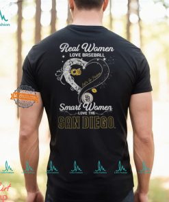 Real Women Love Baseball Smart Women Love The San Diego Padres Let’s Go Padres 2024 Shirts