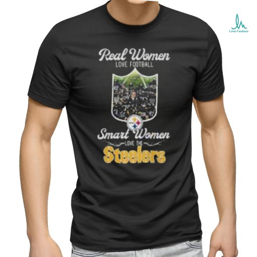 Real women love football smart women steeler shirt