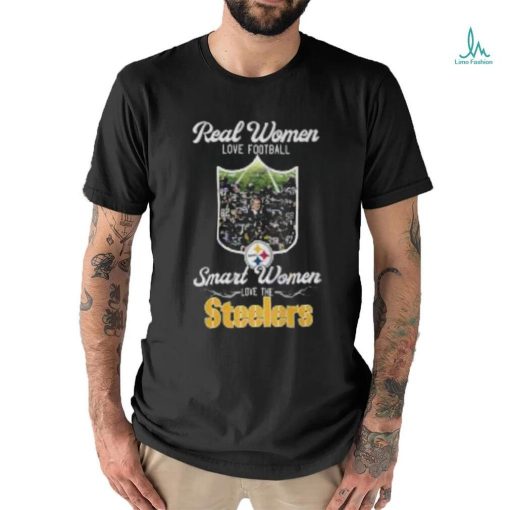 Real women love football smart women steeler shirt