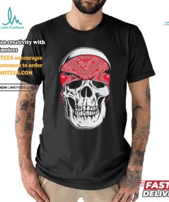 Red Bandana Skull Gangster Og Biker Graphic Skull Face Shirt
