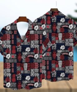 Red Sox Tiki Luau Party Hawaiian Shirt