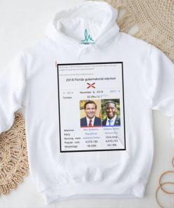 Remember that time DeSantis almost lost to a meth addict who was caught doing drugs with male prostitutes shirt