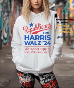 Republicans For Harris Walz, We Can’t Support Trump T Shirt