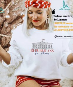 Republicans for Harris vote for her let her make history president 2024 t shirts, hoodie, sweater, long sleeve and tank top Republicans for Harris vote for her let her make history president 2024 t shirts
