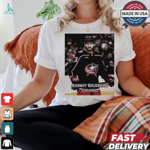 Rest in Peace Johnny Gaudreau 1993 2024 Columbus Blue Jackets t shirt