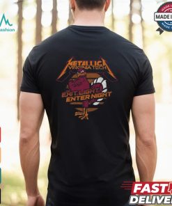 Retro Brand Black Virginia Tech Hokies Metallica Retro T Shirt