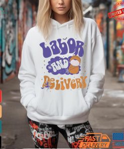Retro Labor and Delivery Halloween Nursing Student Grad Shirt