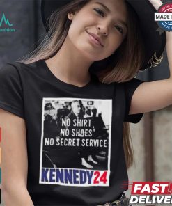 Rfk no shirt no shoes no secret service kennedy 24 shirt