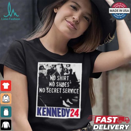 Rfk no shirt no shoes no secret service kennedy 24 shirt