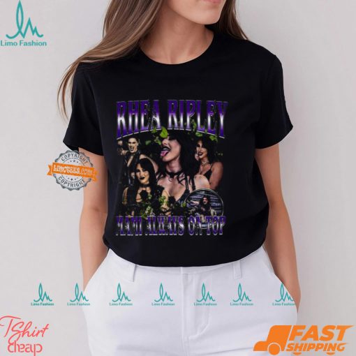 Rhea Ripley Always on Top Four Pose T shirt