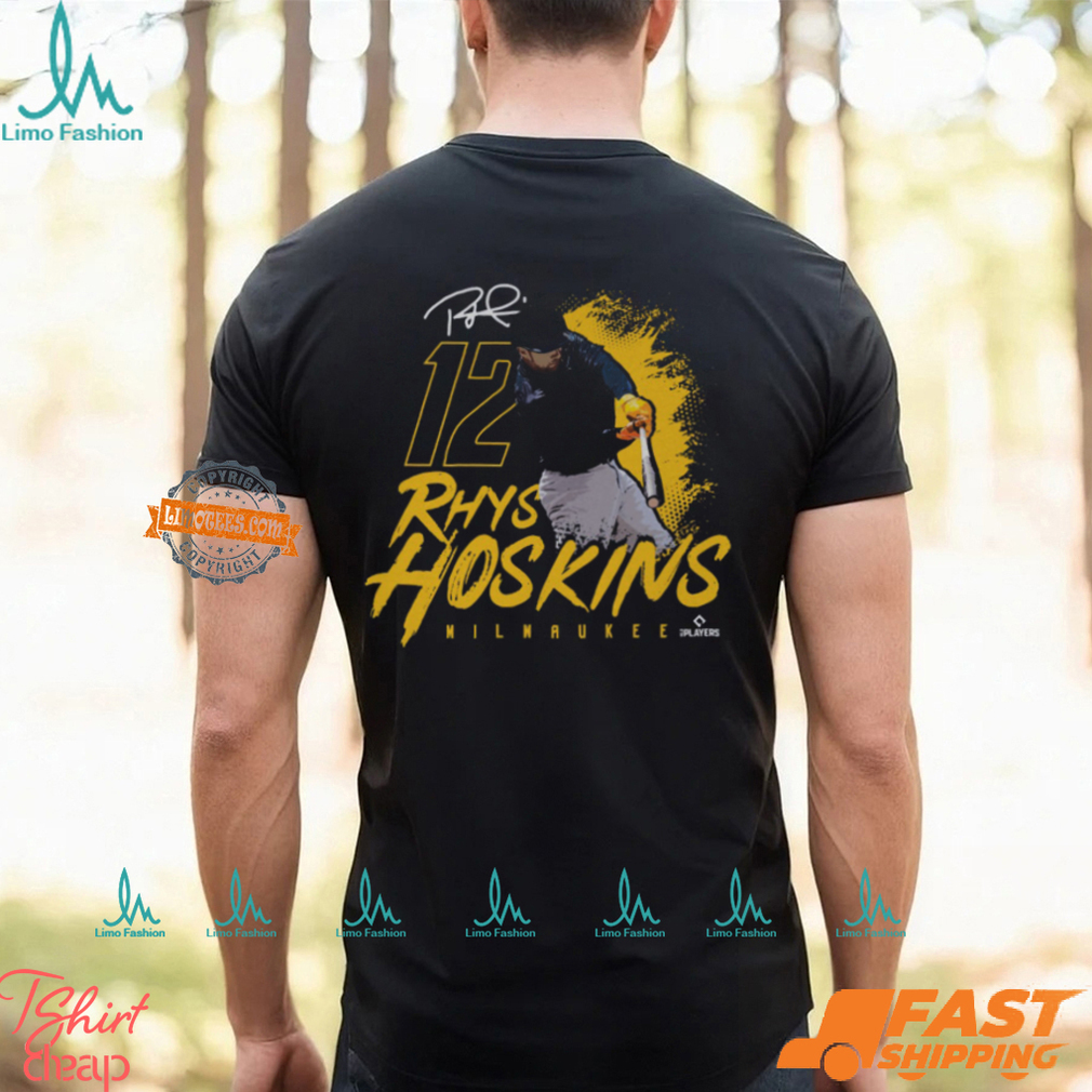 Rhys Hoskins Milwaukee Dissolve Shirt Rhys Hoskins Milwaukee Dissolve Shirt