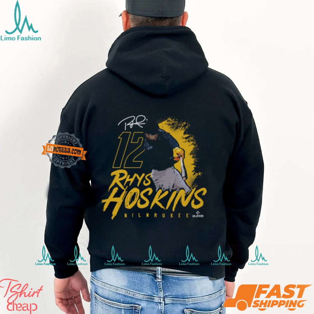 Rhys Hoskins Milwaukee Dissolve Shirt Rhys Hoskins Milwaukee Dissolve Shirt