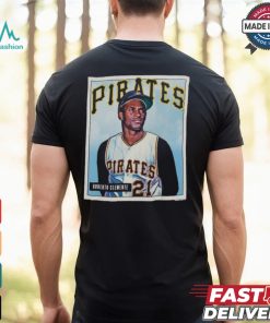 Roberto Clemente Black Pittsburgh Pirates Collectors Connection T Shirt