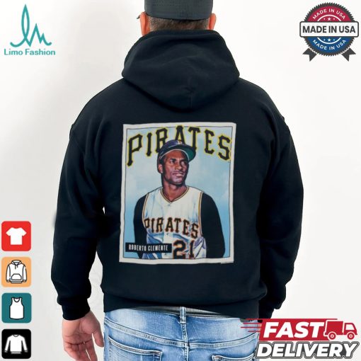 Roberto Clemente Black Pittsburgh Pirates Collectors Connection T Shirt